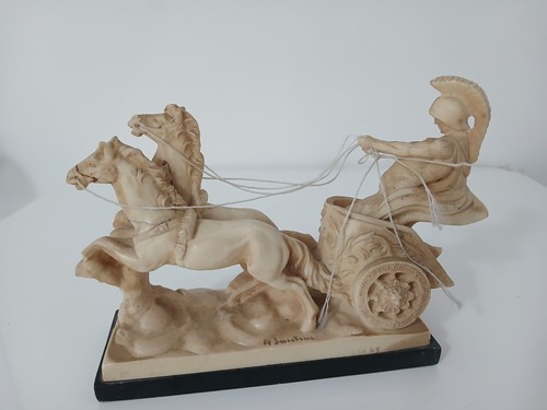 Scultura biga romana - scultura,