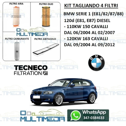 Tagliando filtri tecneco bmw - tagliando, 4