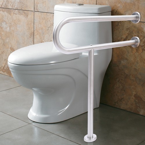 Maniglia acciaio inox a - wc, in