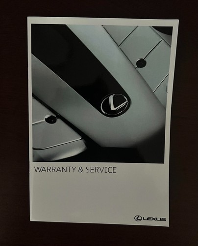 Lexus service book - service,