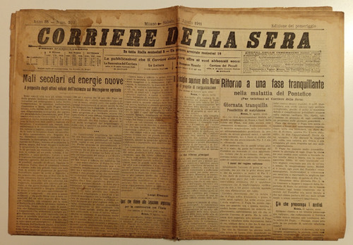 Corriere della sera - sera, agosto