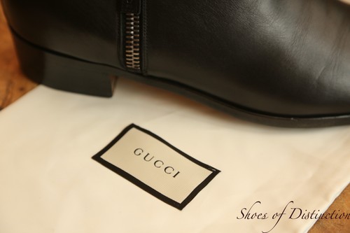 Gucci stivali neri pelle - gucci, in