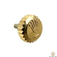 Rolex 24-600-8 Corona in Oro Gold Crown Twinlock Daytona Datejust NOS Originale