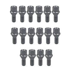 Kit 16 Bulloni Ruota per Abarth Alfa Romeo 147 Giulietta Fiat 500 Panda Jeep