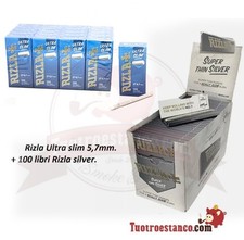 Cartine rizla argento corte - argento,