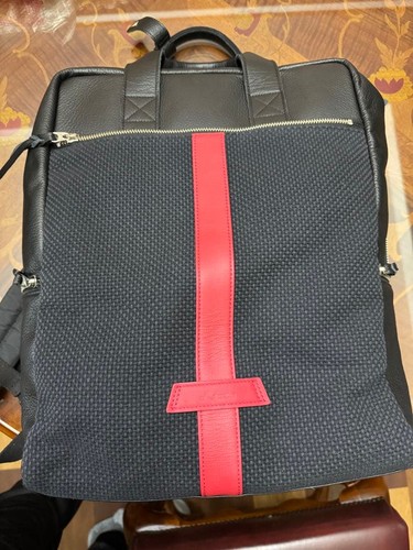 Zaino uomo pelle sashiko