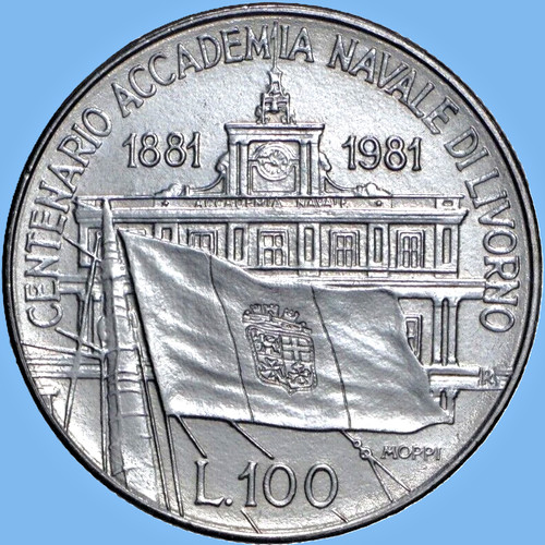 100 lire anniversario - 100,