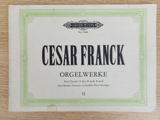 CESAR FRANK - LAVORO ORGANO -