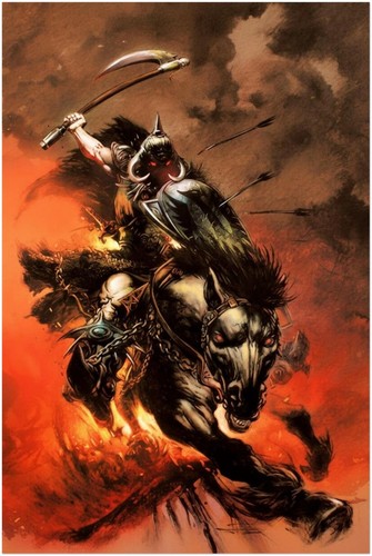 Death dealer frank frazetta - death,