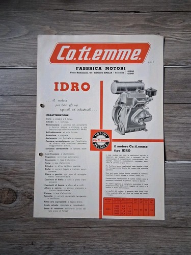 Brochure motore cotiemme idro - brochure,