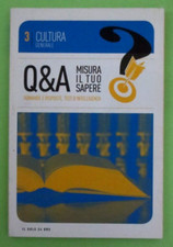 Q&A MISURA IL TUO SAPERE - CULTURA GENERALE 3 - TEST DI INTELLIGENZA Libro[L200]