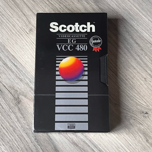 Videocassetta scotch vuota - videocassetta,