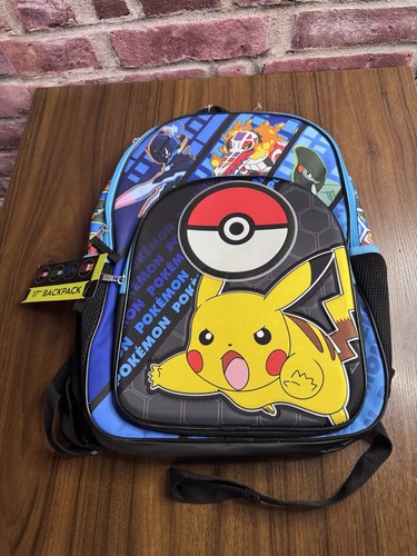Pokémon pikachu zaino blu - pikachu, 17"