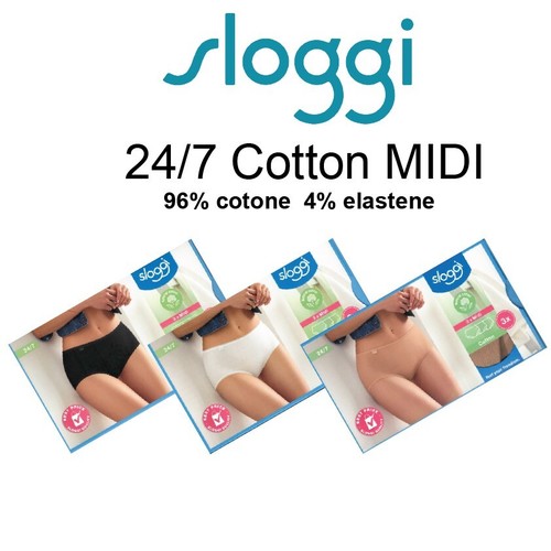 Sloggi midi 3 pezzi - midi,