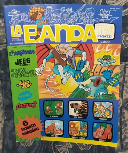 Rivista fumetti anni la - rivista,