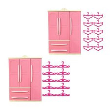 Armadio per bambole, cassetto apribile, regalo per le vacanze, organizer per