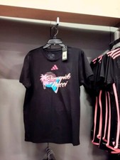 T-shirt Adidas "Bienvenido Messi" taglia XL preriscaldamento South Beach Inter Miami