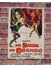manifesto UNA SPADA PER BRANDO