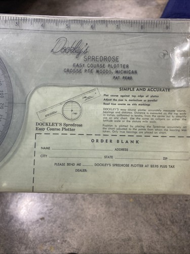 Plotter dockley spredrose - plotter, dockley's