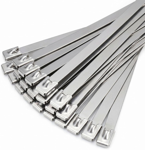 Fascette metalliche 100 pezzi - fascette,