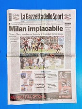 GAZZETTA DELLO SPORT 7 APRILE 2005 MILAN-INTER 2-0 STAM SHEVCHENKO - CREMONESE