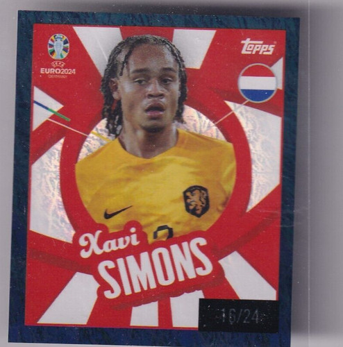 Adesivo topps uefa euro - euro, 2024