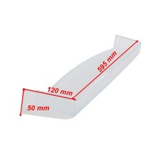 Balconcino Porta Bottiglie Scaffale 595 x 120 x 50 mm Frigorifero Bosch Siemens