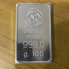 Lingotto argento 100 grammi - lingotto,