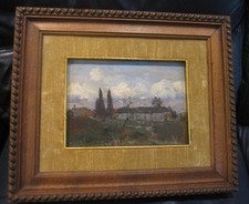 1928 Cargnel Vittorio Antonio  Olio su tavola Caerano - Treviso - Veneto