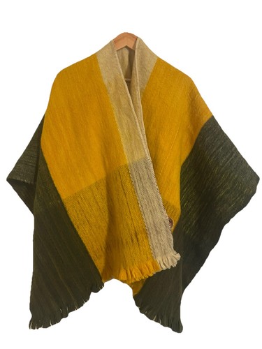 Poncho vintage roxa ltd 100 - poncho, 100%