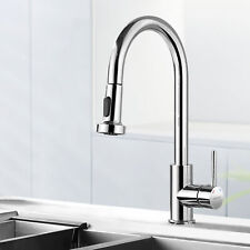 Decaura Rubinetto Cucina Estensibile Doccetta Girevole 360° Alta Pressione Cromato 