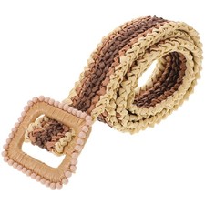  Cintura in rafia: cintura in