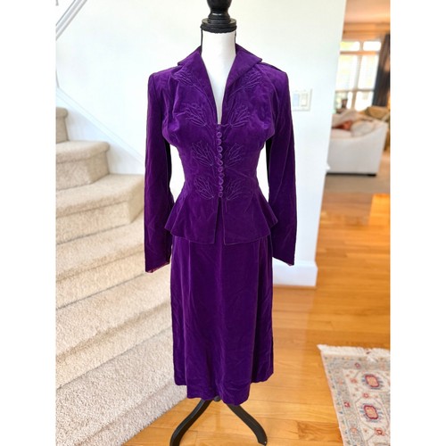 Tuta vintage anni viola - tuta, 40