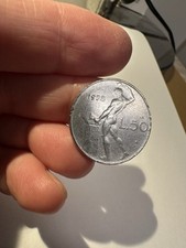 50 Lire 1958 Vulcano Rara Italia - leggere descrizione