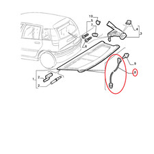 REAR HAT PULLER Fiat Punto -