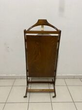 Servo muto appendiabiti vintage Anni 60 70 con stira pantaloni e svuota tasche