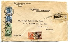 Michetti Cent. 60 su busta racc. per New York