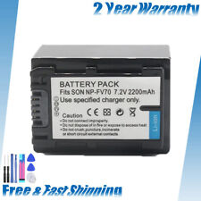 Batteria 2200 mAh NP-FV70 per Sony DCR-HC19E HC20 HC20E NP-FV50 NP-FV70 NP-FV100