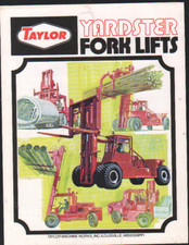 Taylor Yardster Industrial Forche Sollevatore Camion Brochure Foglietto
