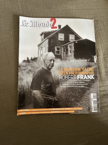 Magazine monde robert frank - le,