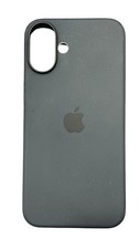 COVER CUSTODIA Copertina in silicone ORIGINALE APPLE  IPHONE 16 plus NERA