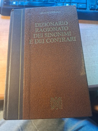Libro dizionario ragionato - dizionario,