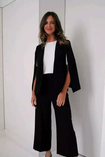 Zara nero mantello blazer - zara,