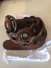 Bella cinta D&G scamosciata Con Occhielli Ottone Taglia 85 ottimo stato