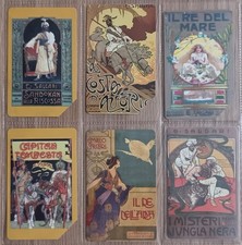 Schede telefoniche Salgari dal n.2108 al n.2111 e dal 2214 al 2215