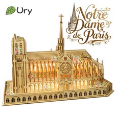 Puzzle 3D En Bois Cathédrale