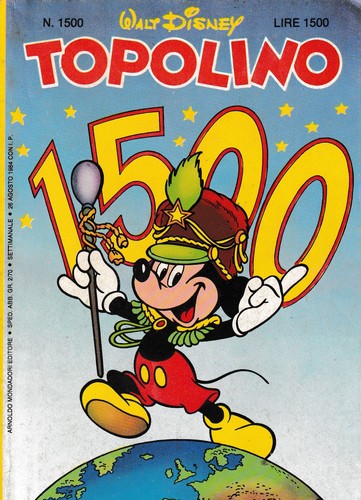 Topolino 1500 mondadori - topolino, n.1500