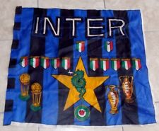 BANDIERA Vintage dell'INTER 12° SCUDETTO 1979-80 misure 57 x 64 cm.