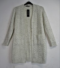 Women Cable Open Knit Long