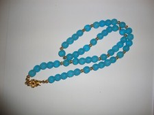 collana vintage in vetro di